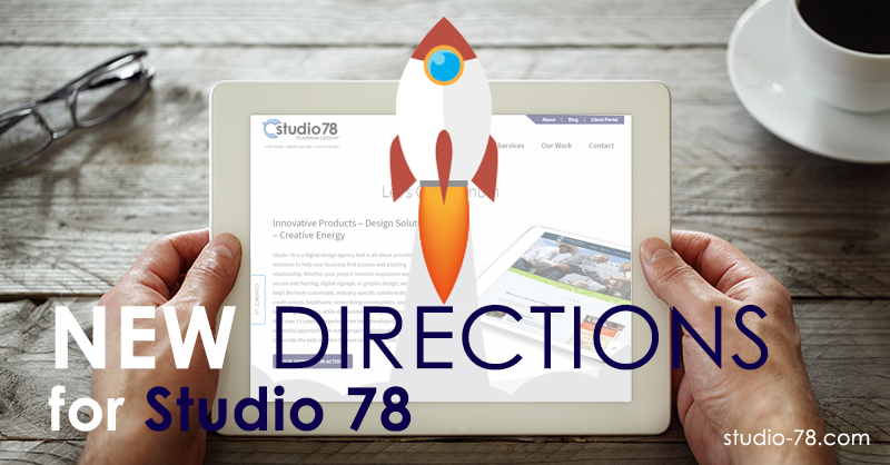 Studio 78: Liftoff! A new site and an accessible direction